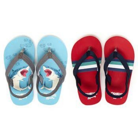 KIDS OSHKOSH BGOSH 2 SETS OF SANDALS SIZE 9-10 - Picture 1 of 3